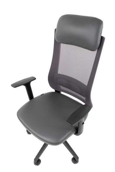 Офисное кресло Chairman 500LT Россия экокожа серый/TW-04 серый