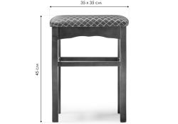 Табурет Хаконэ молочный / ромб