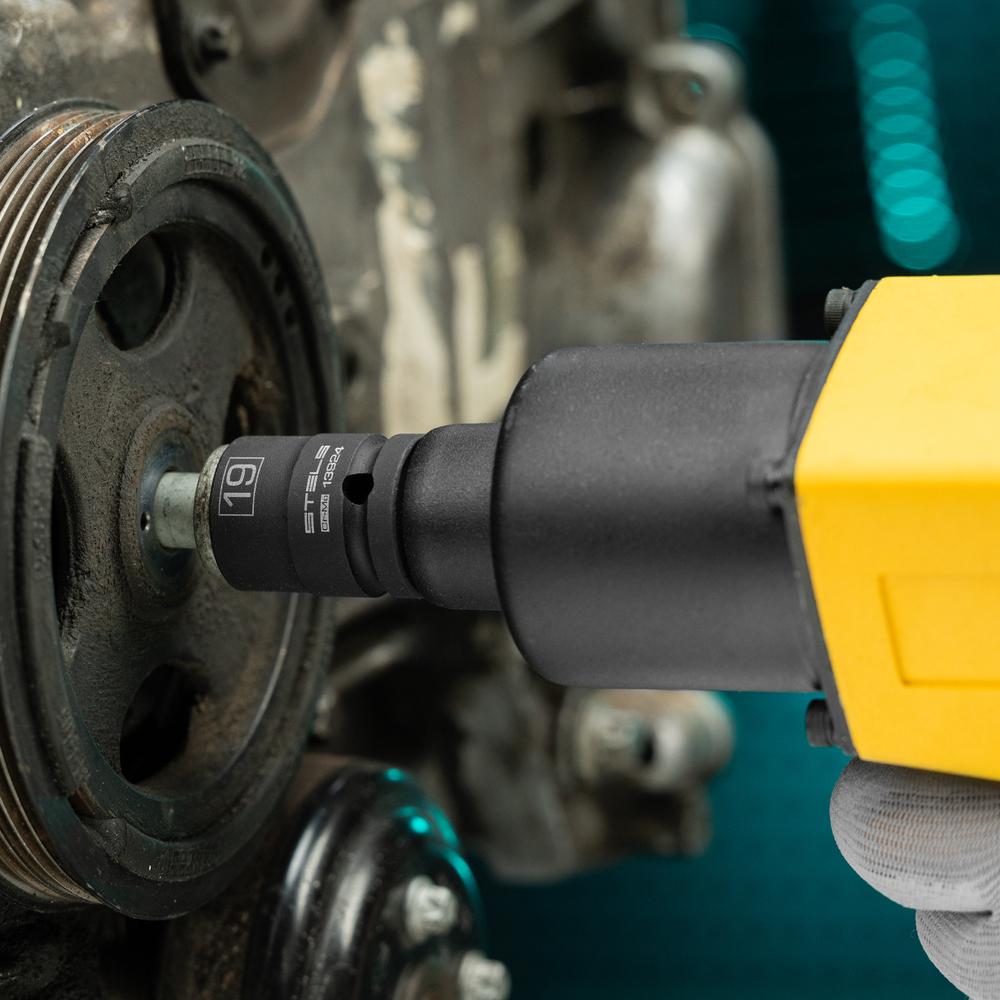 Набор шестигранных ударных торцевых головок, 1/2, 10-24 мм, 10 шт, Stels