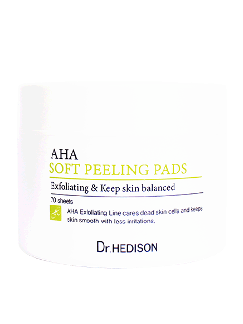 Салфетки для лица Dr. Hedison AHA Soft Peeling pad