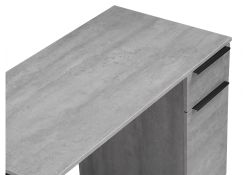 Письменный стол Бэтти Лофт 116х60х75 бетон / черный