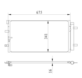 Kular - 86087-KLR - Condenser, air conditioning