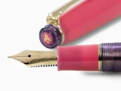 Набор с перьевой ручкой Sailor Pro Gear Slim MANYO II Rabbit Ear Iris GT 14K MF + чернила MANYO Kakitsubata 50 мл (10-2559-350)