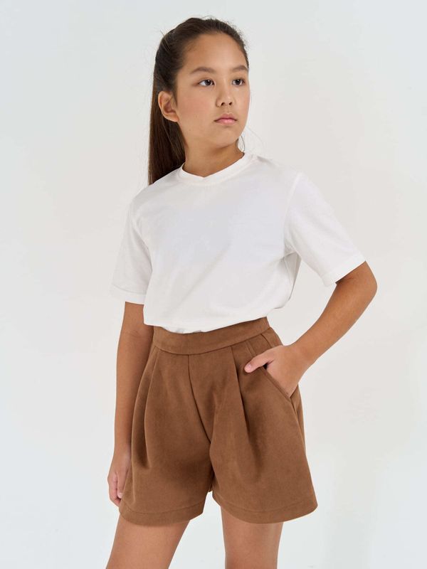 Шорты замшевые 