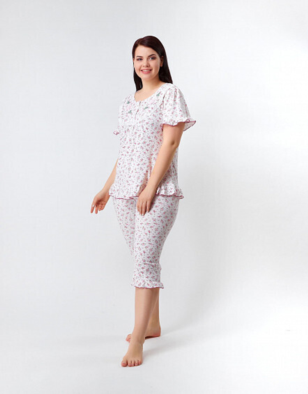 [m]Пижама бриджи П209-1/2(роз)