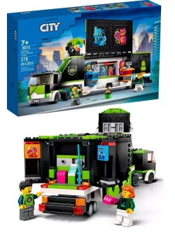 Конструктор Сити Геймерский грузовик для турниров 378 дет