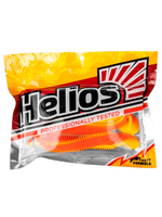 Виброхвост Helios Shaggy 5,12"/13 см Black & White 5шт. (HS-18-023)