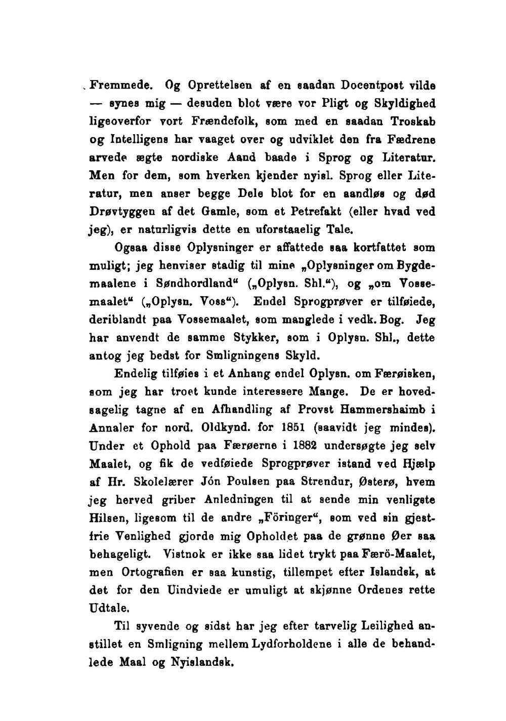 Oplysninger Om Bygdemaalene I Hardanger | Christian Bang Vidsteen