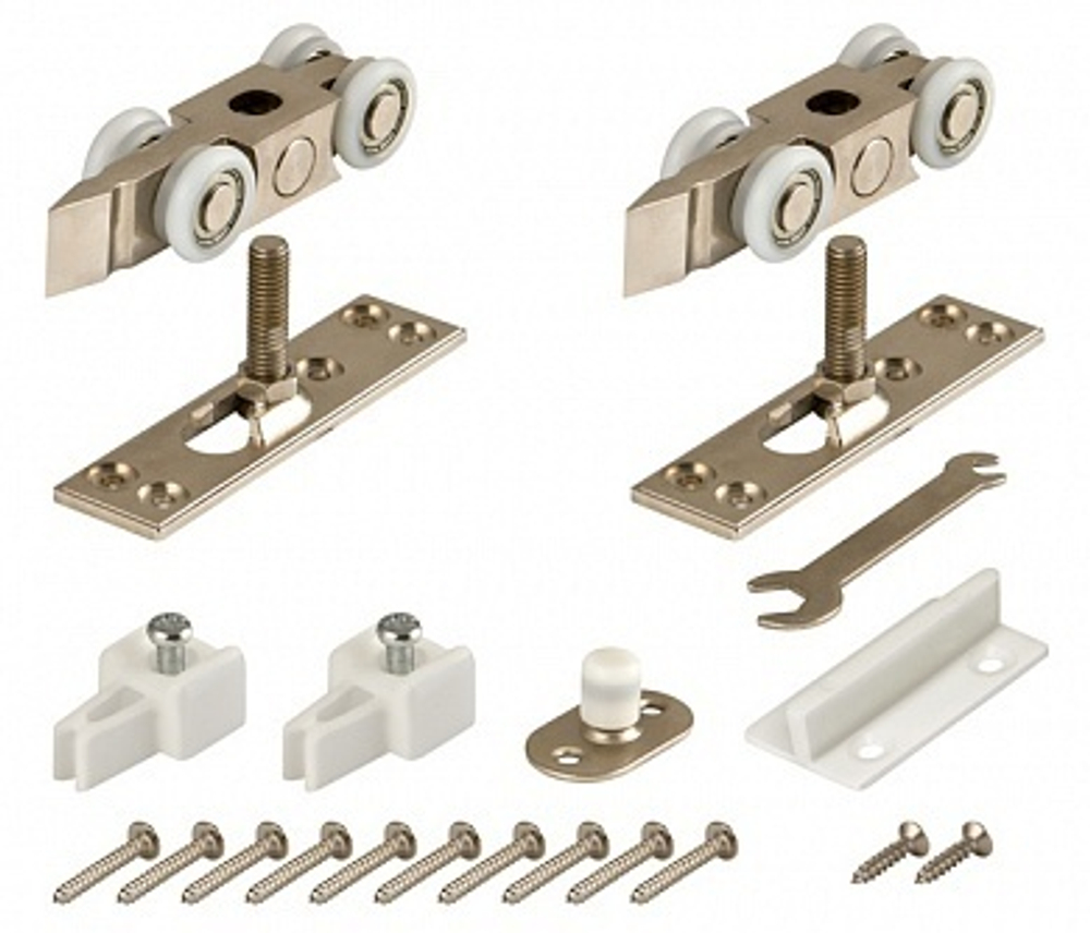 Комплект роликов для раздвижных дверей Армадилло DIY Comfort 80/4 kit (877+882) (гарантия - 5 лет)
