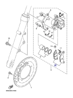 Колодки передние XC125E, YBR125