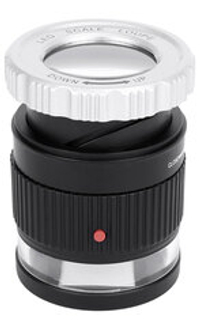 Лупа Kromatech часовая измерительная контактная 30х, 27 мм, с подсветкой, ультрафиолет (6 LED) TH-90