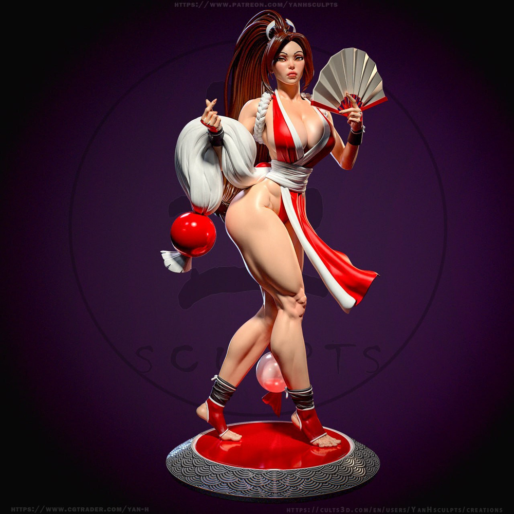 Май Сирануй Король бойцов Фатальная ярость Mai Shiranui King of Fighters Fatal Fury Фигурка