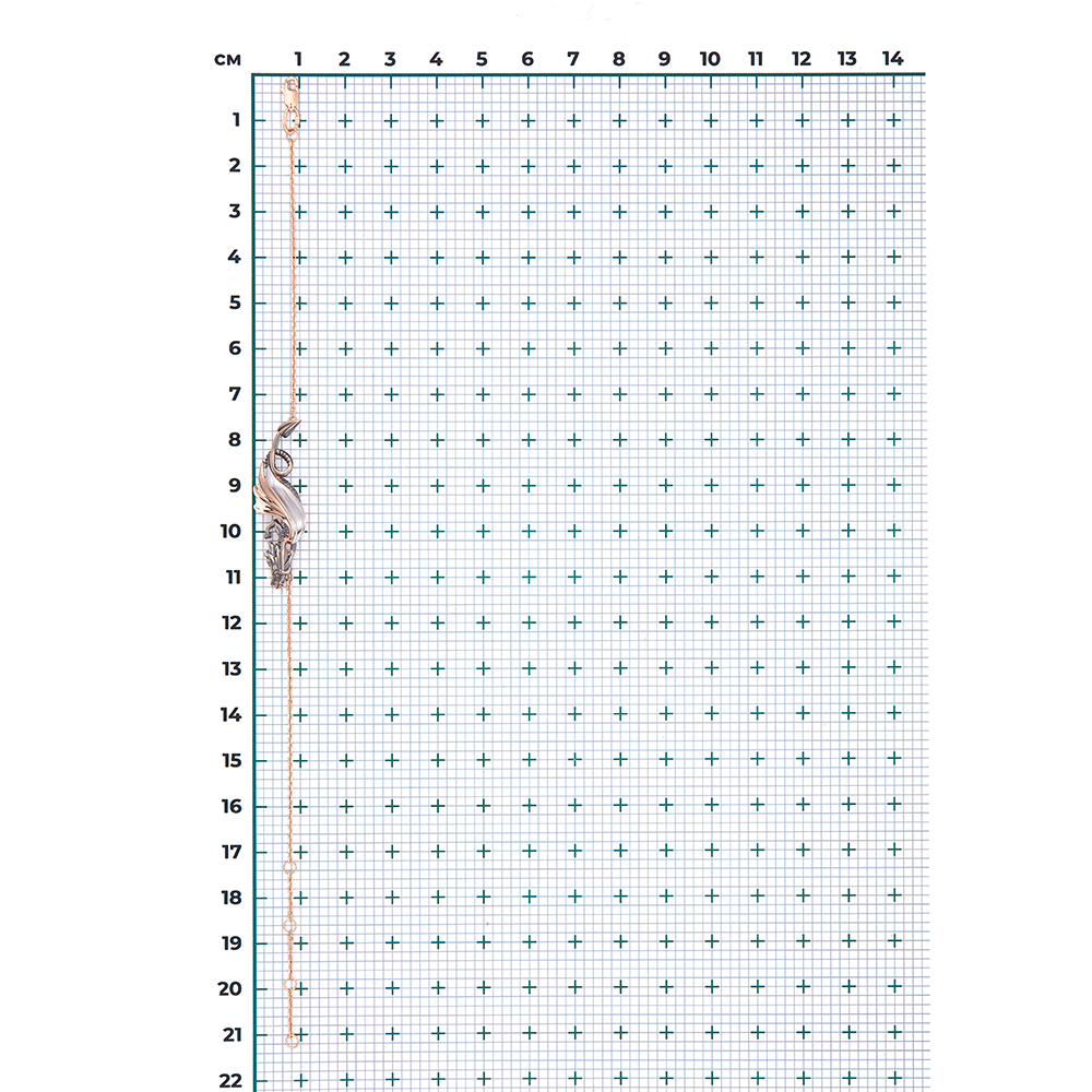 Браслет из комбинированного золота Артикул: 05-0652-01-000-1111