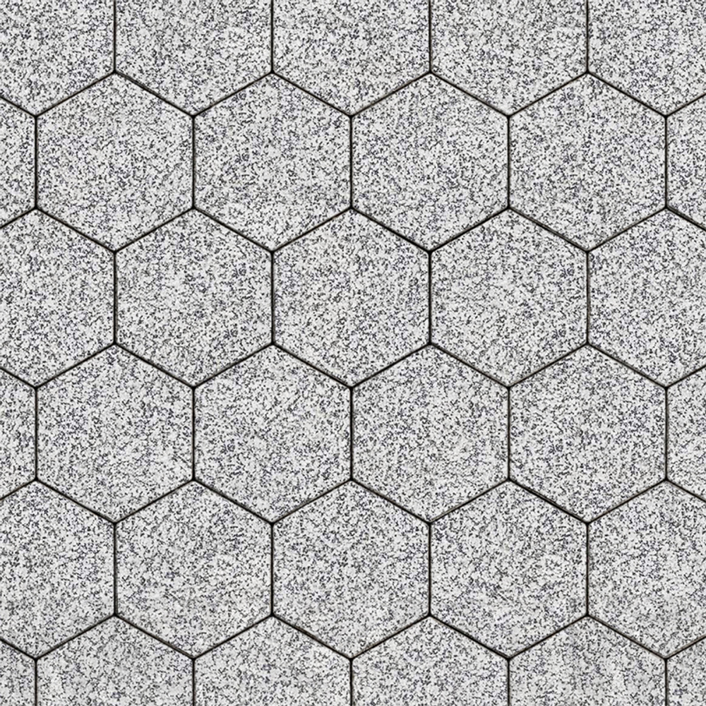 Тротуарная плитка СОТЫ - Стоунмикс Белый с черным