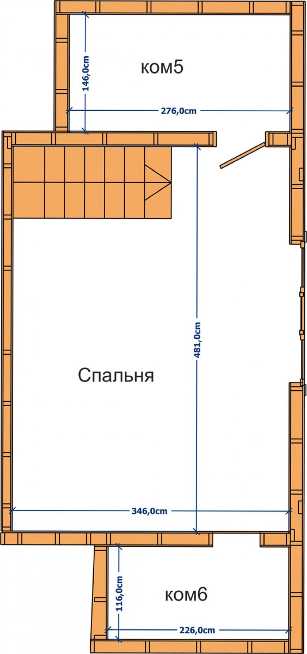 Каркас дома 9 x 11 м