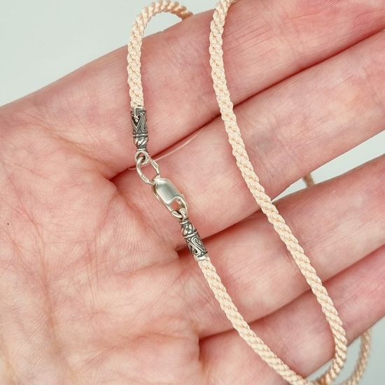 Гайтан текстильный бежевый 1,8 мм