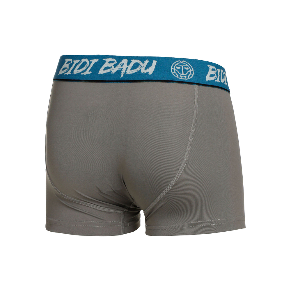 BIDI BADU Crew Boxer Shorts Men - Grey, Turquoise