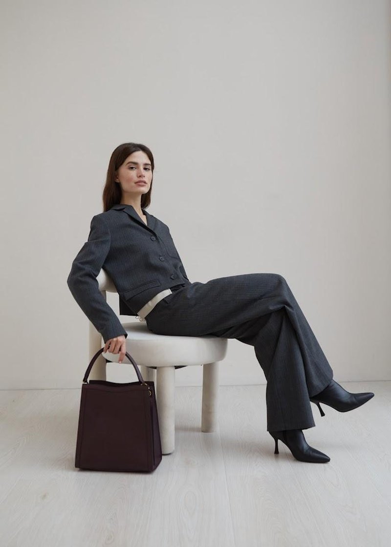 DORRIE шоколадно-бордовая