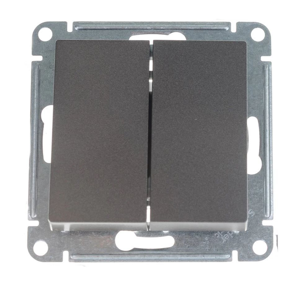 Выключатель 1-кл Schneider Electric Atlas Design карбон ATN001011