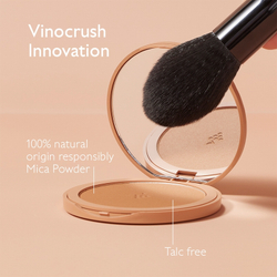 Caudalie Vinocrush Longlasting Bronzer Powder - Компактная тональная основа длительного действия с осветляющим эффектом, 8,5 g
