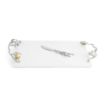 Сервировочный сырный набор Michael Aram Pomegranate Silver & Gold (45.7 x 25.4 см)