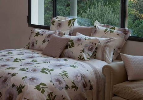 Постельное белье Signoria Firenze Peonia 002 burgundy бело-сиреневое