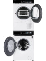 Сушильная машина Hiberg HDQ11 10 W + Стиральная машина Hiberg i-DDQ11 1014 W