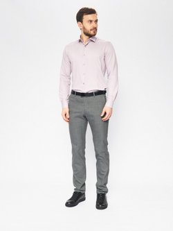 Сорочка GROSTYLE TRENDY Comfort Bamboo Slim fit "Пудра"