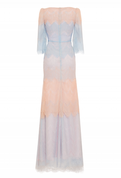 Кружевное платье в пол 35 -18SS