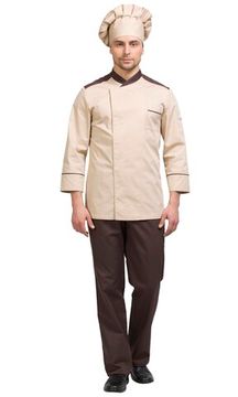 Костюм мужской "Густаво" (бежевый/коричневый)