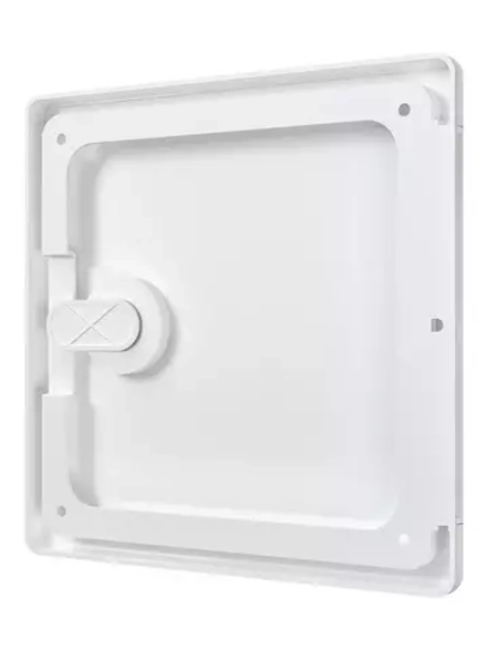 Люк 150*150 ЛТ1515П ревизионный накладной с ручкой-задвижкой 150х150 ERA title=