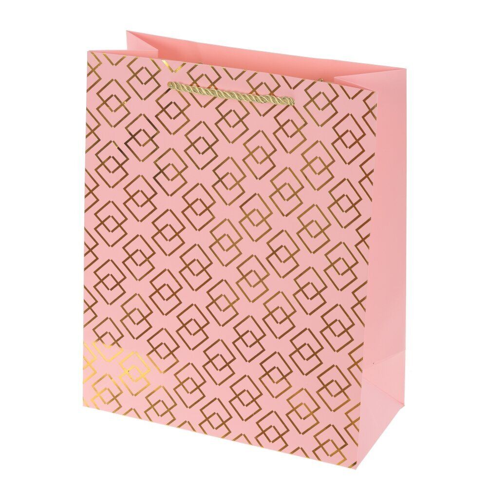 GAEM Пакет подарочный M (бумага 210г/м2, блок микс 12шт), L26 W12 H32 см, 4в.