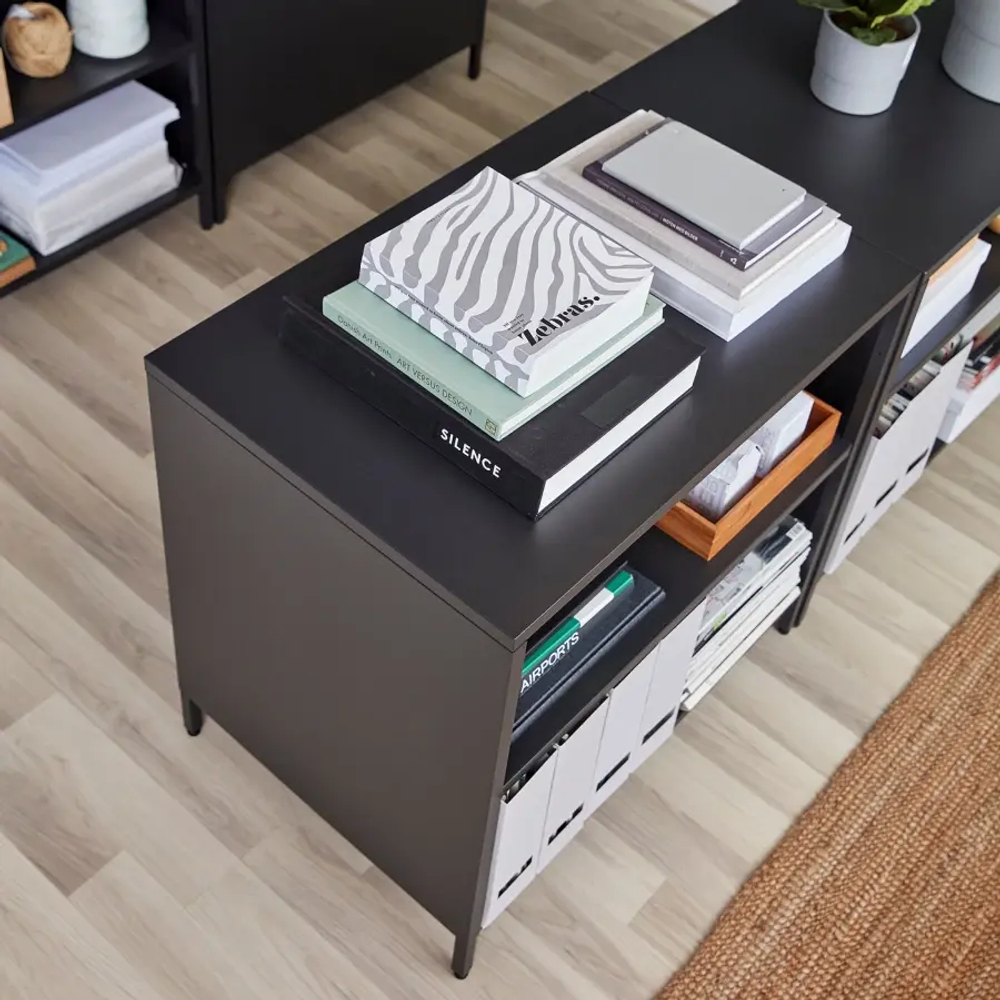 Шкаф - TROTTEN IKEA/ ТРОТТЕН ИКЕА,  80х75 см, черный