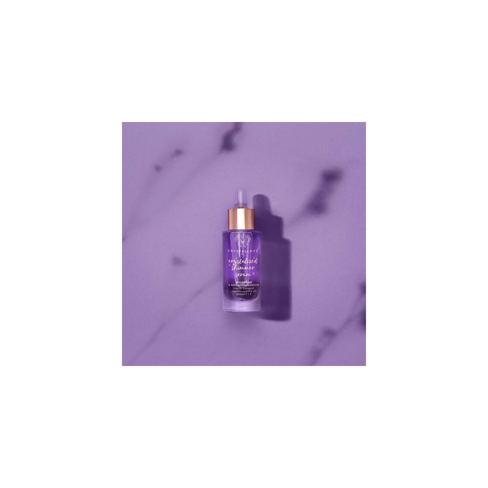 Crystallove Crystalized Amethyst Shimmer Serum - разглаживающая сыворотка, уменьшающая недостатки кожи /   30  ml  / GTIN 5903919652078