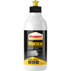 Жидкие гвозди Момент 1897367 Монтаж полимерный клей 0,25 л. | Момент