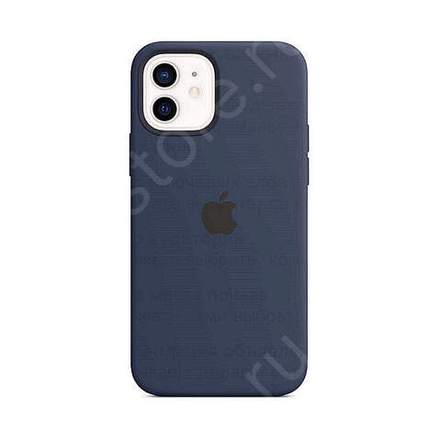 Чехол для iPhone Apple iPhone 12 Mini Silicone Case Blue