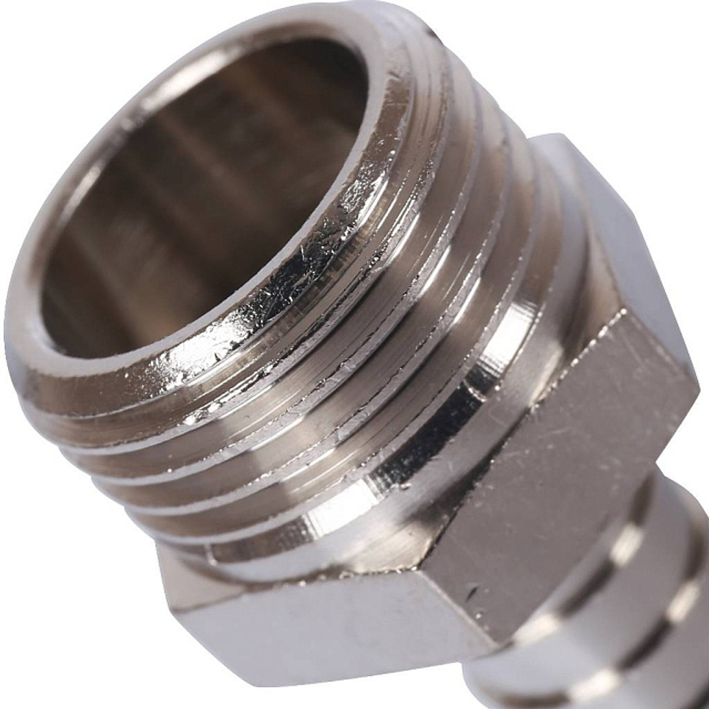 Штуцер с наружной резьбой STOUT SFT 0067 - 1/2" x 12 мм (латунь никелированная)