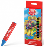 Пастель масляная Erich Krause 12 цветов, трехгранная, картонная упаковка, европодвес, "Artberry"