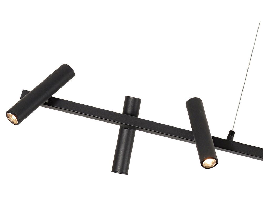 Kink Light 07613-6AS,19 Люстра Верония черный Led 18W