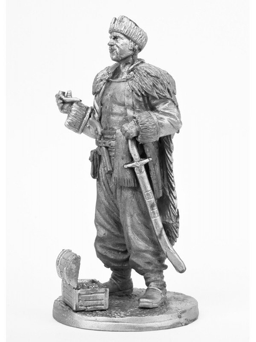 Фигурка из олова Атаман Запорожской сечи