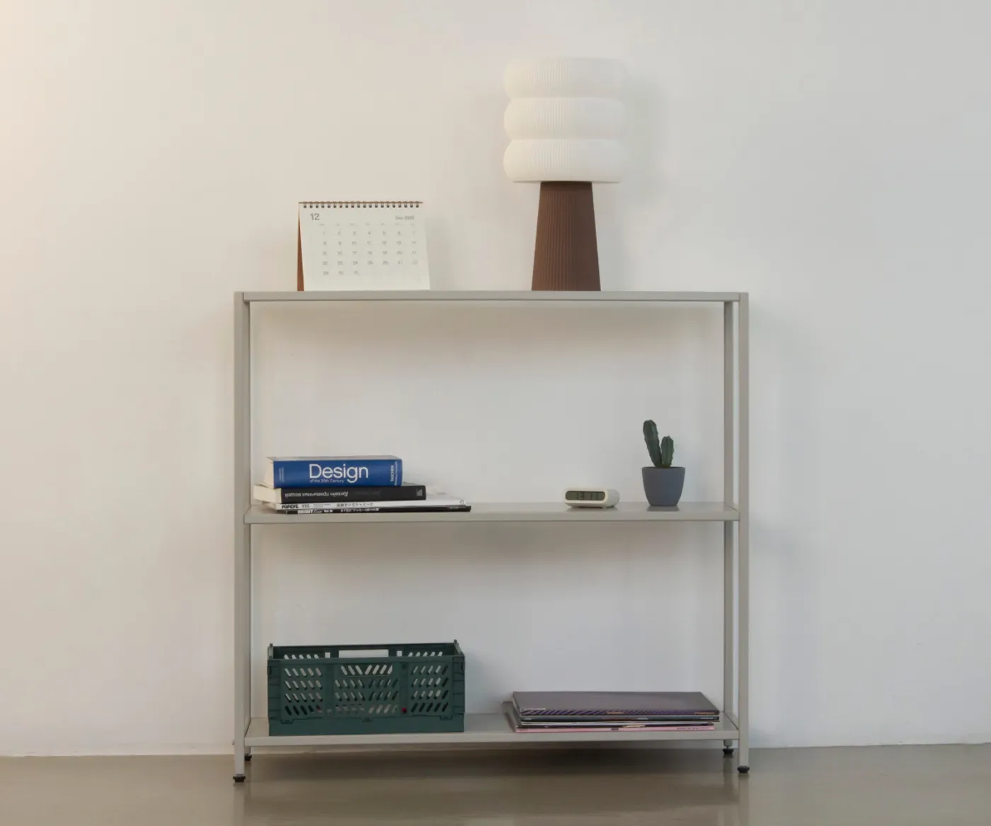 Стеллаж металлический 75х80х25, серый