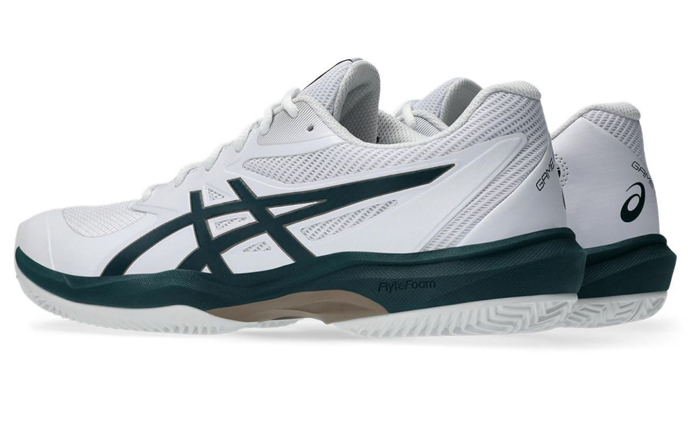 Мужские кроссовки теннисные Aasics Game FF Clay/OC - белый