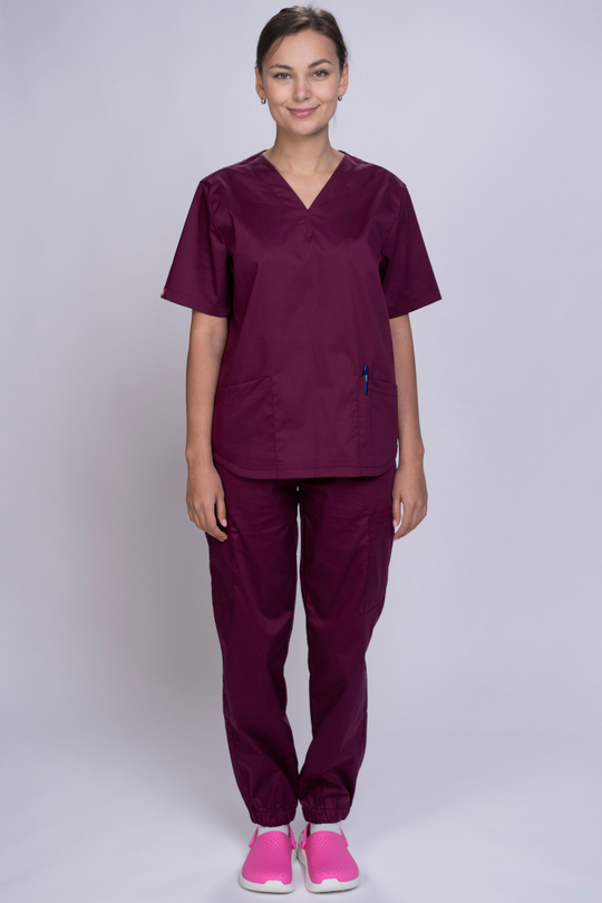 Топ женский MedicLine (Dark Magenta)