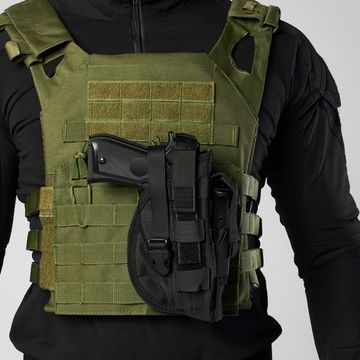 Тактическая кобура с креплением Molle TS40, black