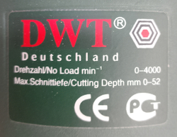 Пила циркулярная ручная DWT HKS-1360