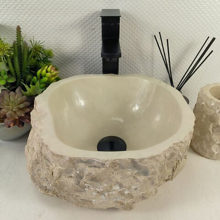 Раковина из мрамора Erozy Cream EM-65573 33*30*15 0867