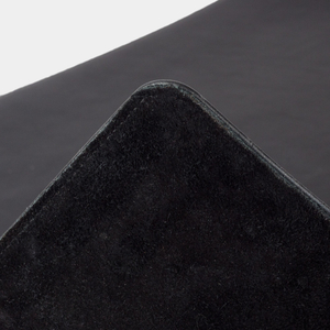 Бювар для рабочего стола из кожи теленка, черного цвета