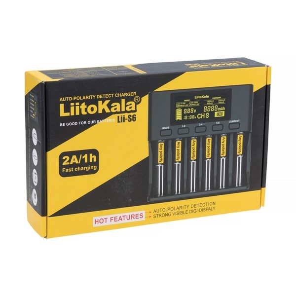 Зарядное устройство Liitokala Lii-S6