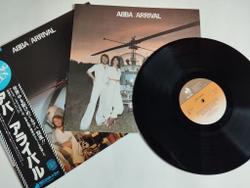 Винтажная виниловая пластинка ABBA Абба Arrival Dancing Queen (Japan 1977) (Obi)