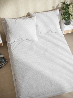 Постельное белье перкаль Сказка "Klassik" 2-спальное Наволочка 50х70 см 2 шт Простынь на резинке 160x200 см Пододеяльник 175x215 см